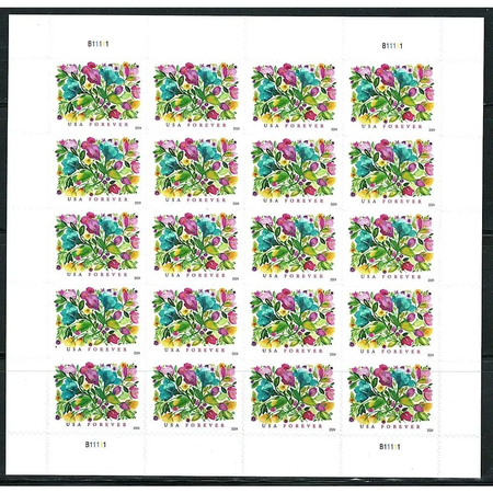 100 Pcs wedding Celebration Blooms 2024 - 5 Sheets